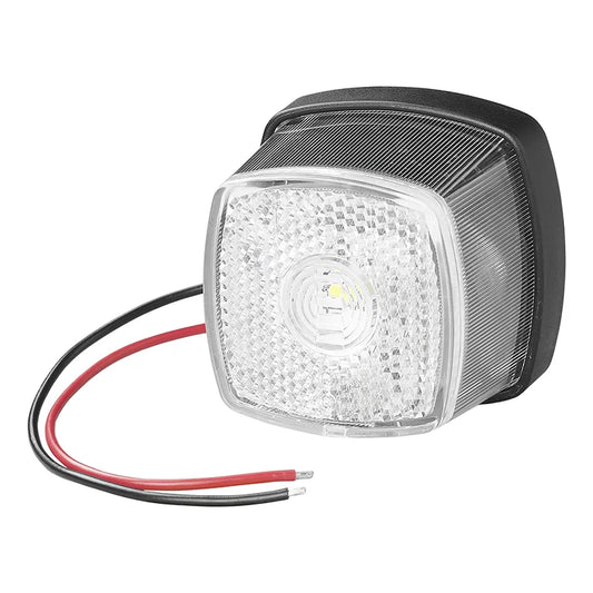 Positionsleuchte 12-24V Weiß 61 x 61 mm LED