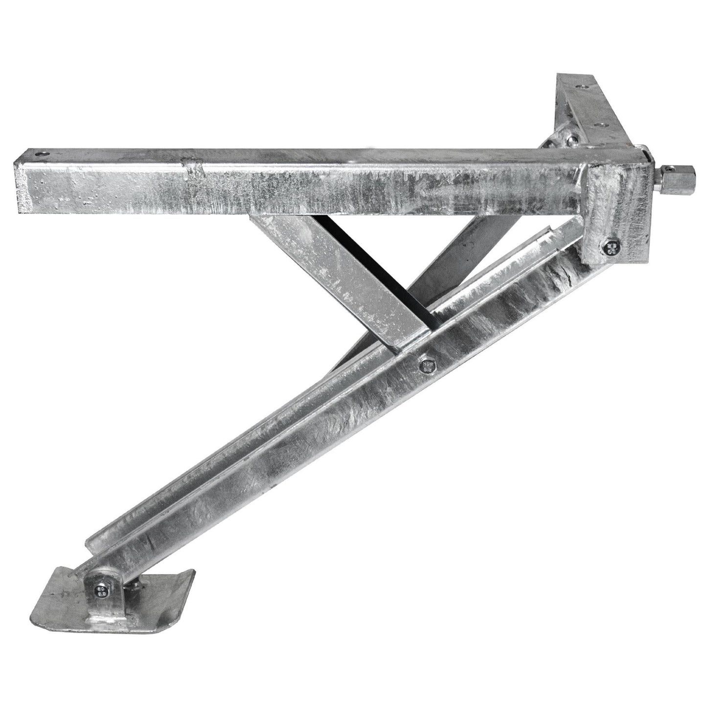 AL-KO turning support with folding base, galvanized VL or HR stroke 480mm