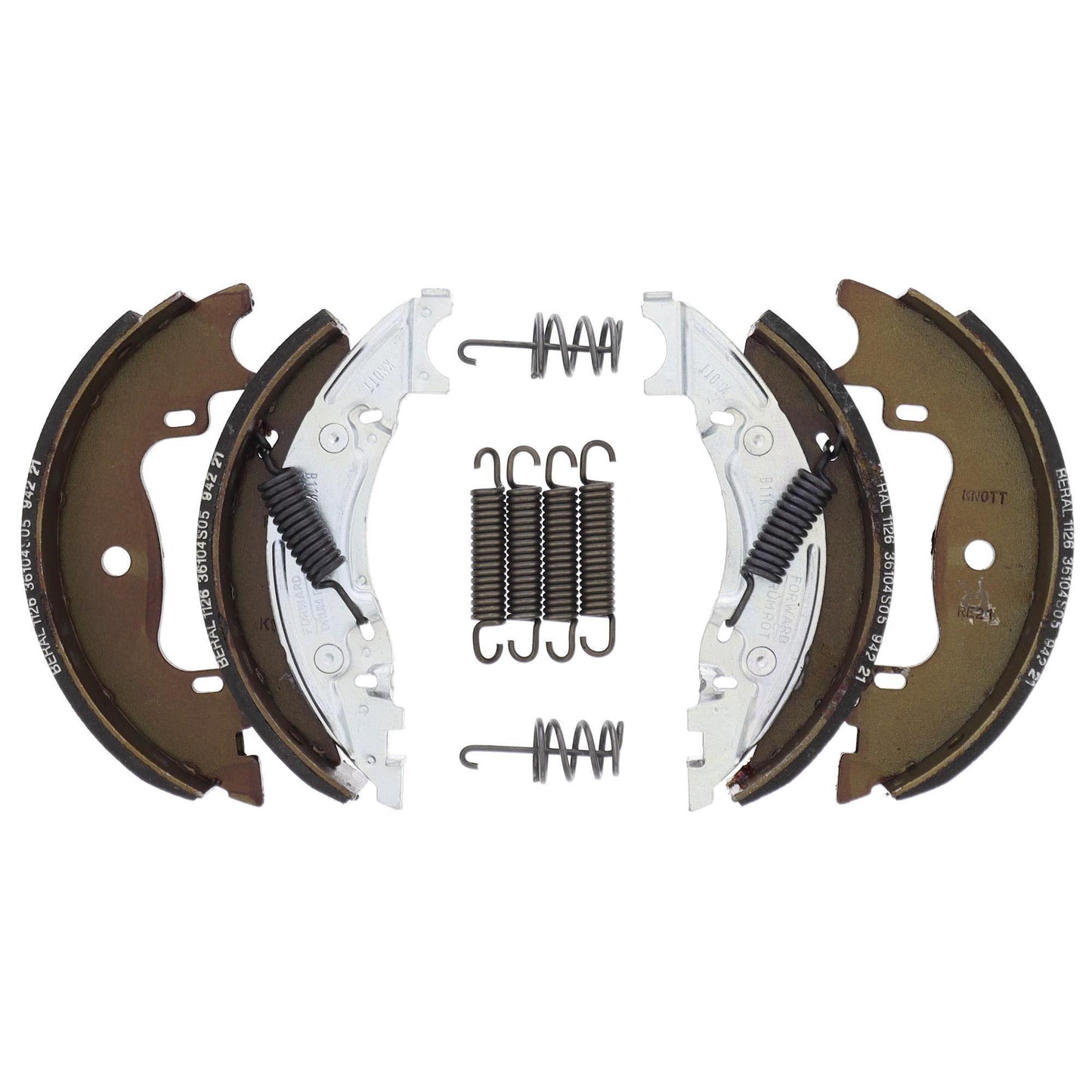 Bremsbacken Satz passend für Knott 402611.001 160x35mm