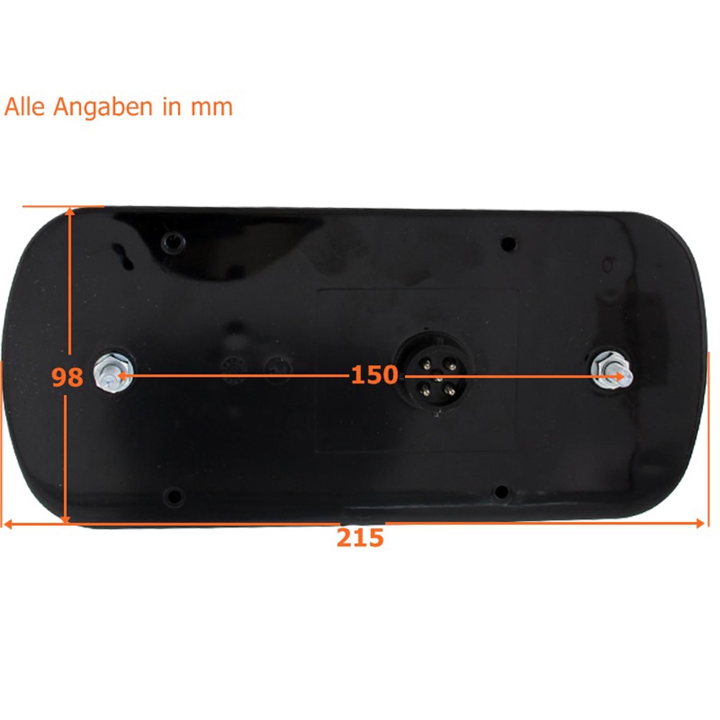 Aspöck Midipoint 2 II Rückleuchte Rechts mit RFS
