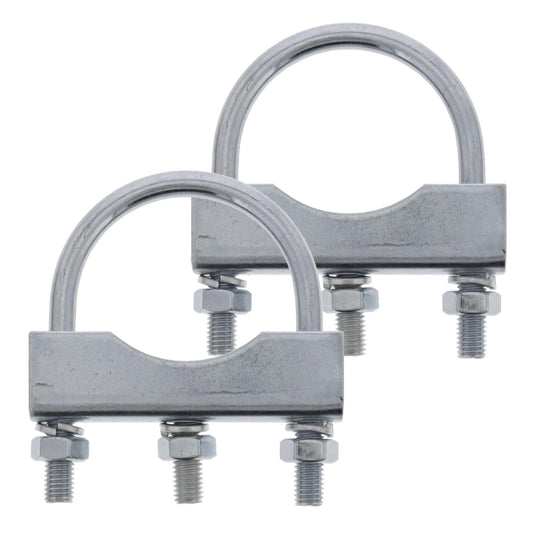 2x Anhänger Stützrad Klemme 70mm Klemmhalter Anhängerrad Rundrohr-Deichsel