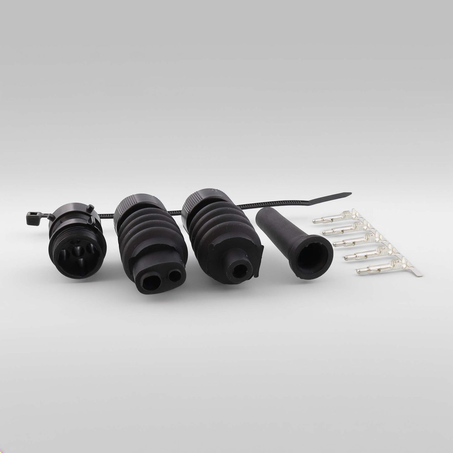 ASPÖCK Verbinder Set 5-pol. Bajonett/Stecker 12V - 13-0536-004