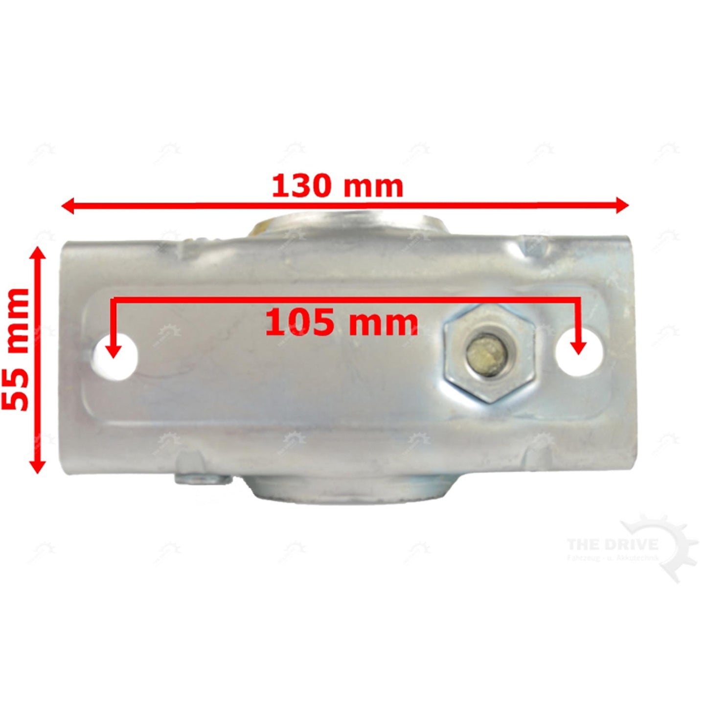 Anhängerstütze 700mm lang mit Klemmhalter Ø 48mm Rohr