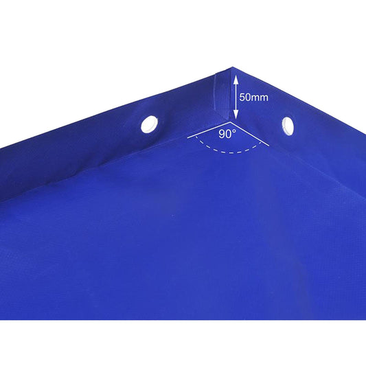 Anhänger-Flachplane mit Gummigurt 2075x1140x50mm