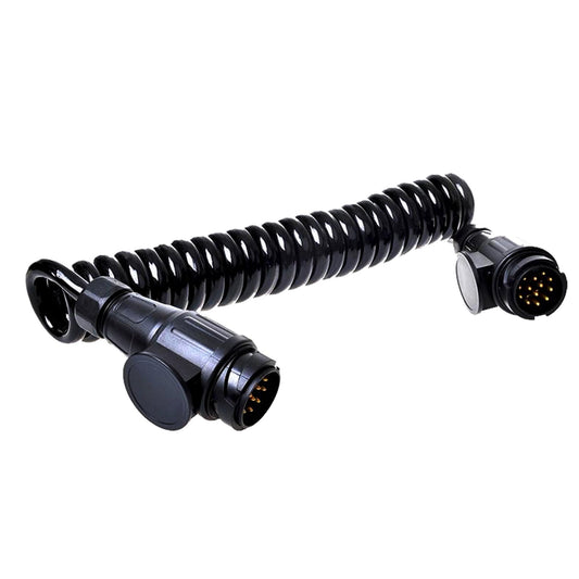 13-poliges Spiralkabel 13-Adern 1,7M mit 2x Stecker