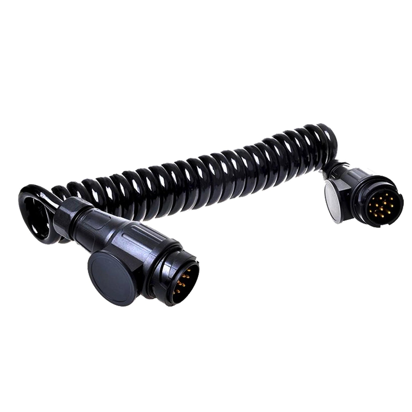 13-poliges Spiralkabel 13-Adern 1,7M mit 2x Stecker