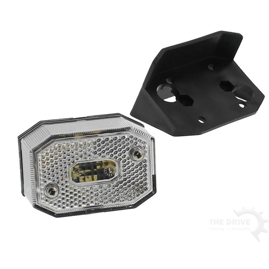 Flexipoint Set Positionsleuchte weiss + Kotflügelhalter