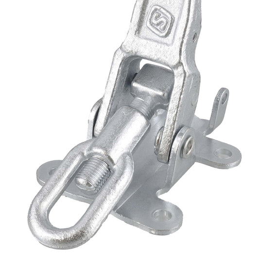 2x Exzenterverschluss 6043 verstellbar mit Gegenhalter 6044, Stahl verzinkt, zum Anschrauben - TMN - shop.de