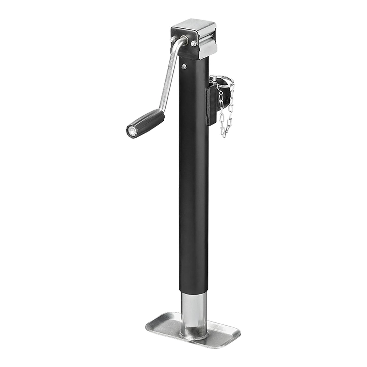 Stützfuss mit Handkurbel 2500kg | Klappbar 570-950mm | mit Flansch