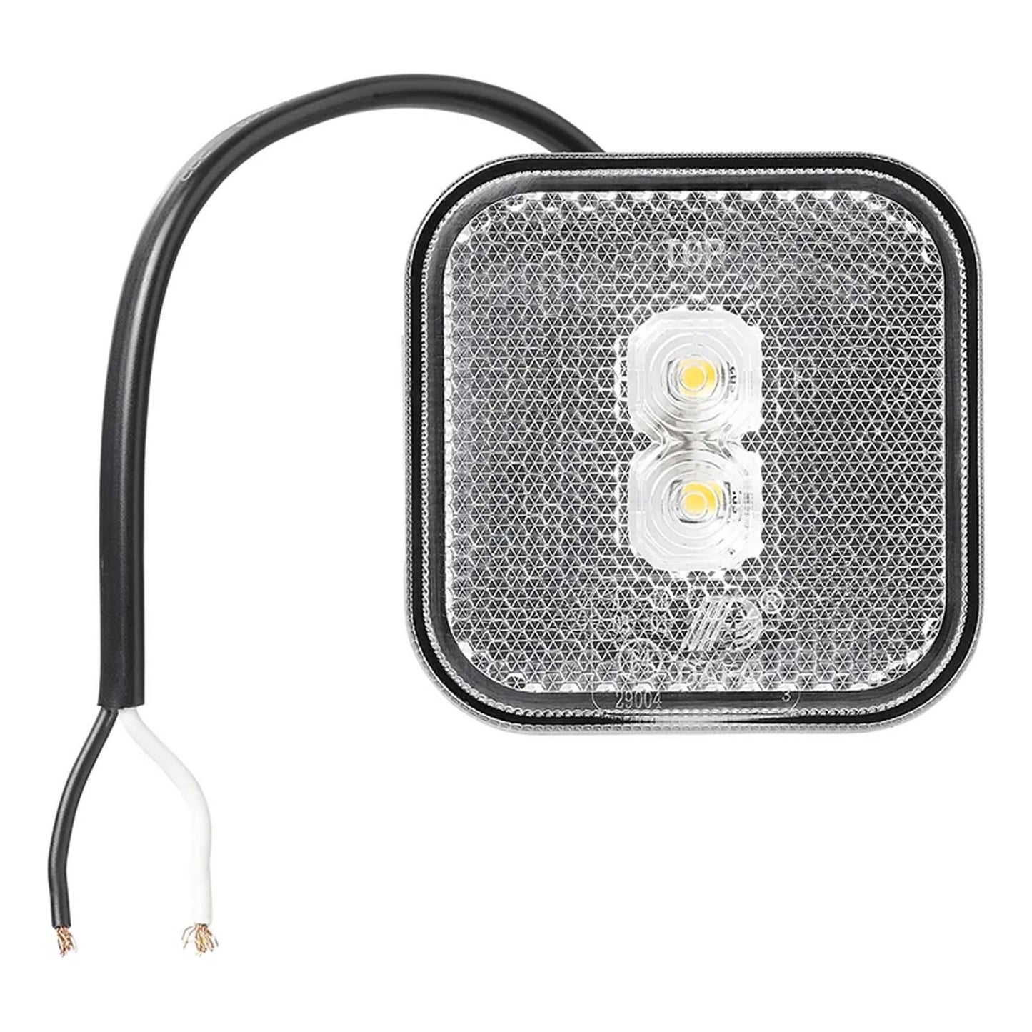 Positionsleuchte 12/24V Weiß 65 x 65 mm LED