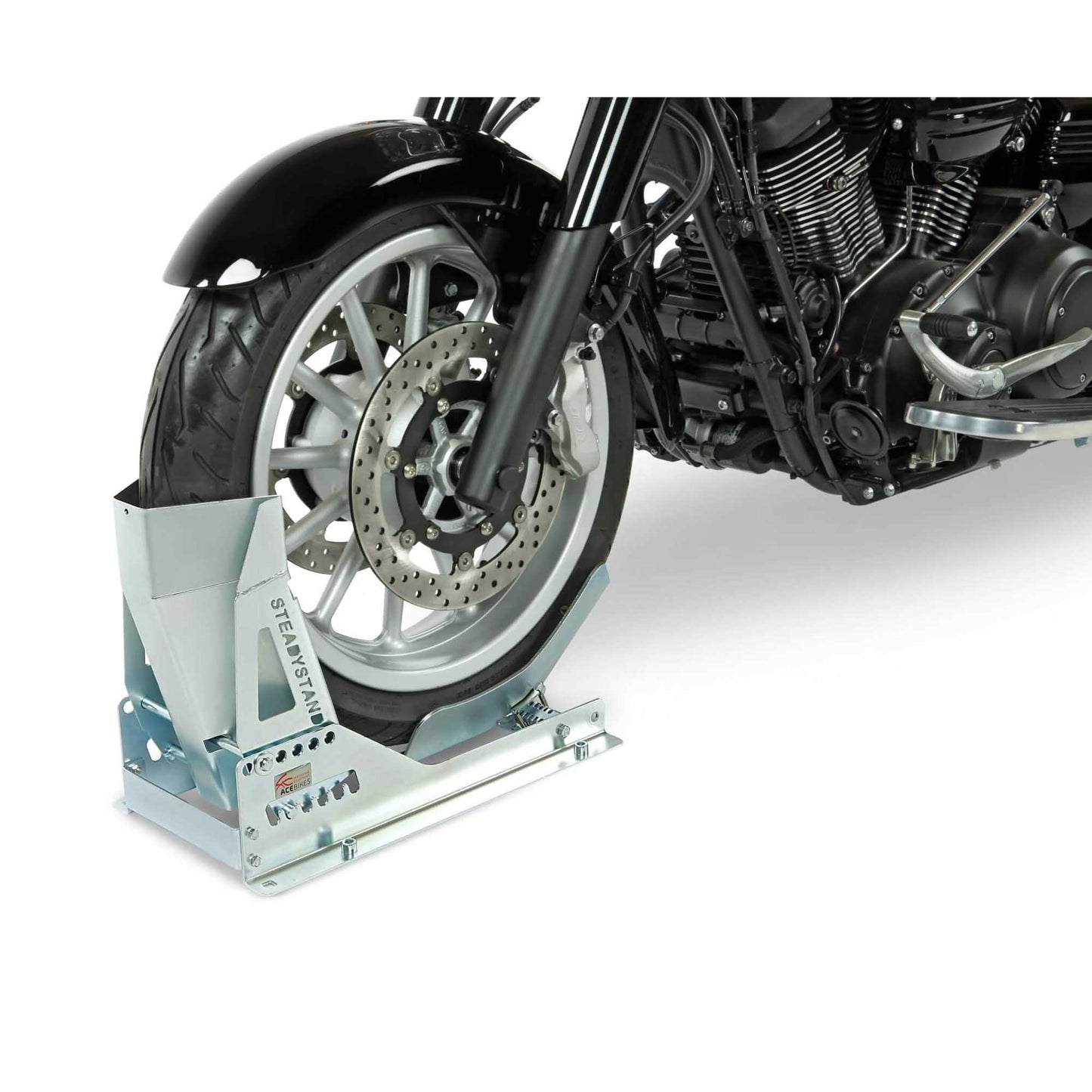 Acebikes Motorcycle Stand Fixed 15"-21" Tire Width 90 to 200 mm Front and Rear Wheel