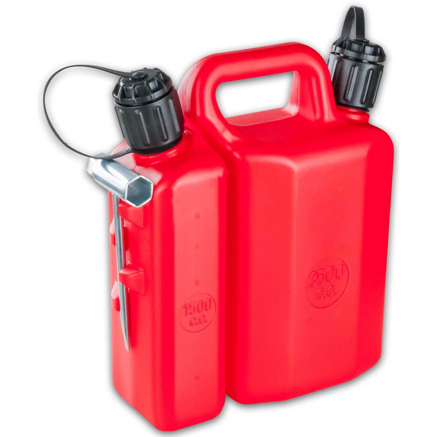 Doppelkanister 3 + 1,5 Liter, inkl. Auslaufrohren