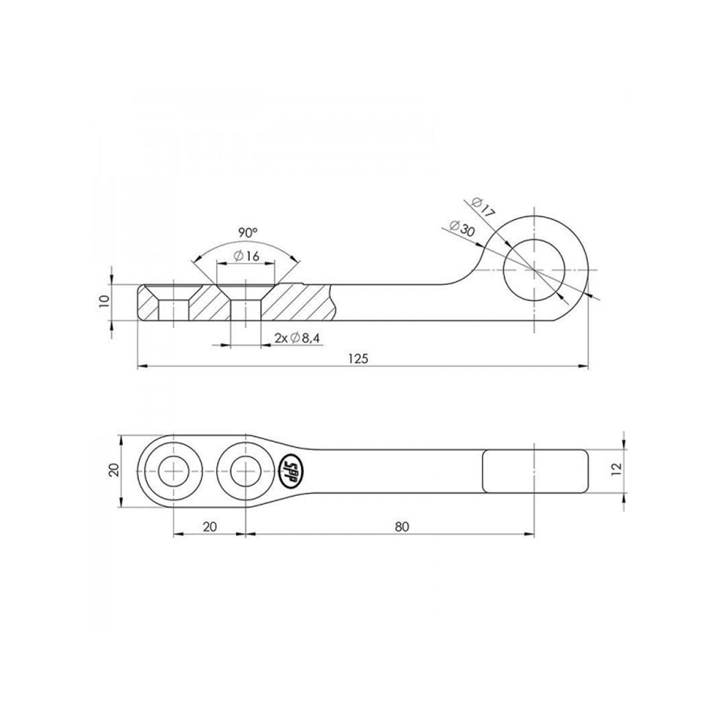 Gegenhalter für Exzenterverschluss SPP Z-12