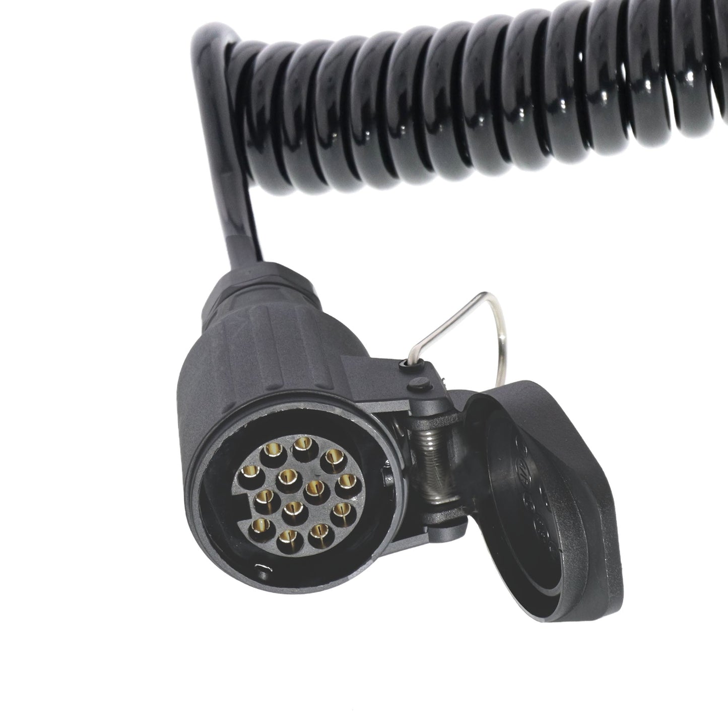 Anhänger Spiral - Verlängerungskabel Stecker/Dose 13 - polig mit 13 - adrigen Kabel - TMN - shop.de