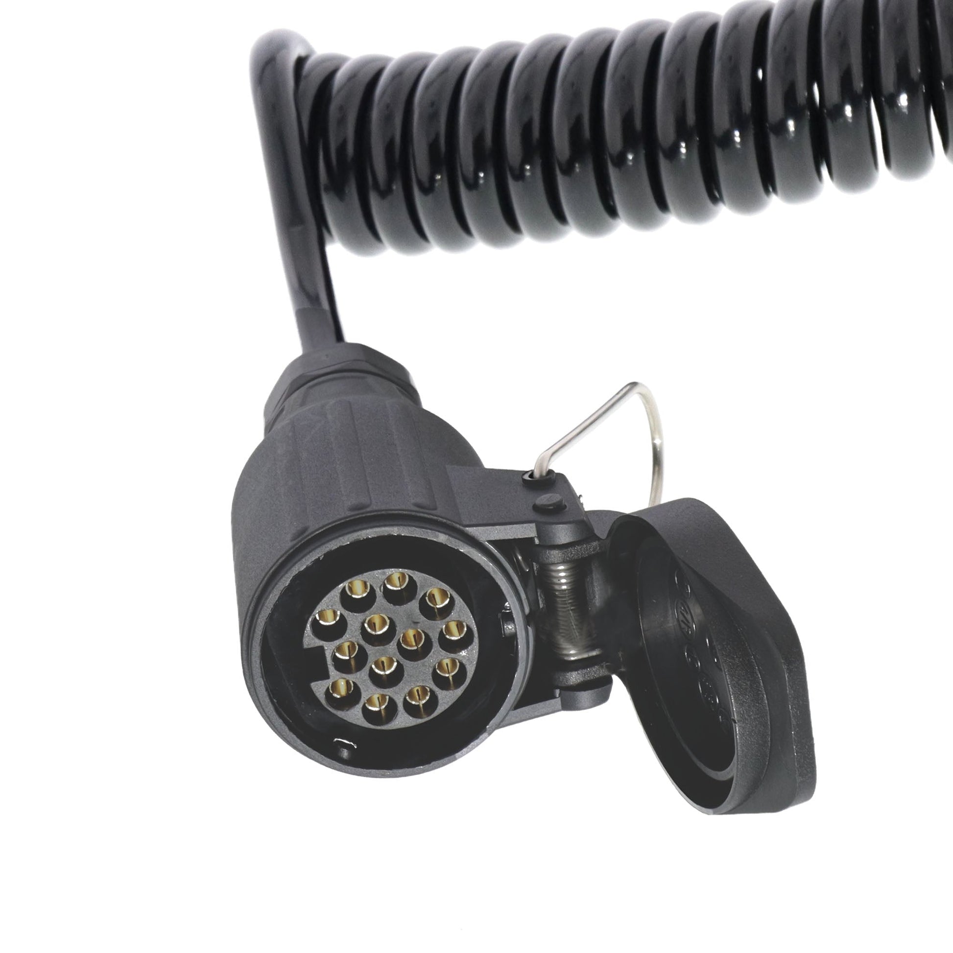 Anhänger Spiral - Verlängerungskabel Stecker/Dose 13 - polig mit 13 - adrigen Kabel - TMN - shop.de