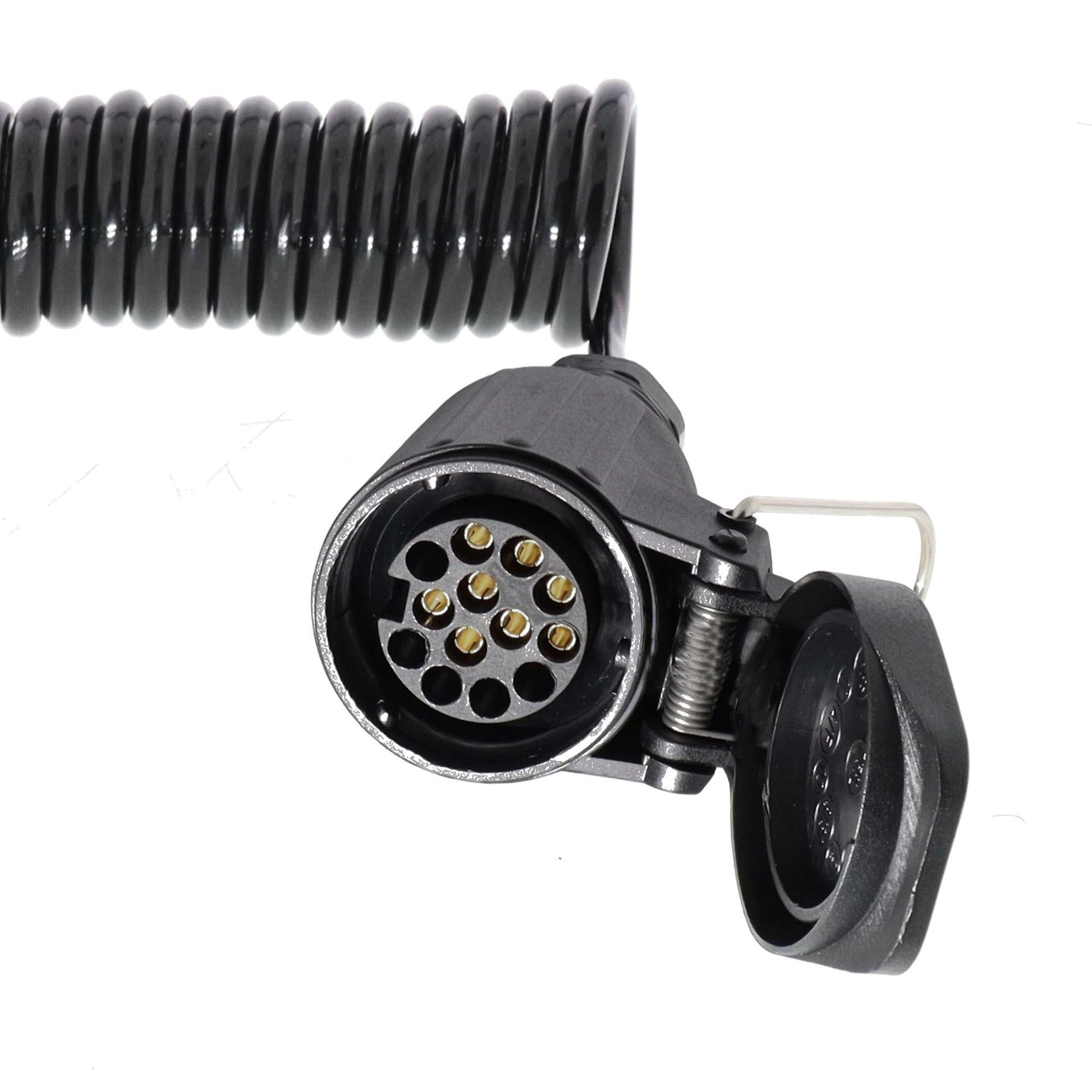 Anhänger Spiral - Verlängerungskabel Stecker/Dose 13 - polig mit 8 - adrigen Kabel - TMN - shop.de