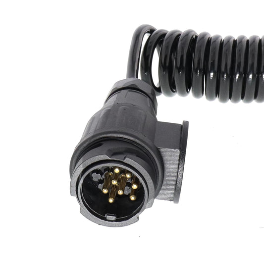 Anhänger Spiral - Verlängerungskabel Stecker/Dose 13 - polig mit 8 - adrigen Kabel - TMN - shop.de