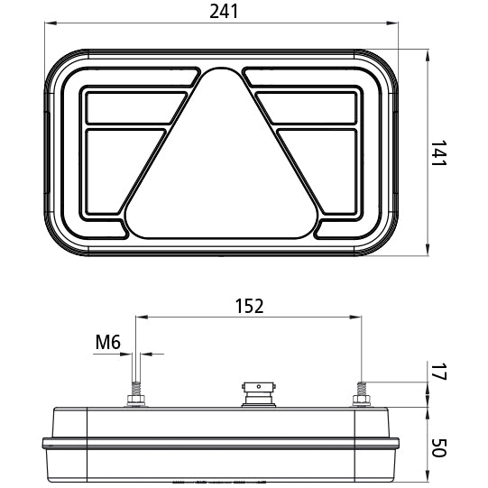 Aspöck MultiLED IV LED Rückleuchte rechts 5 - pol. Bajonett 12/24V - TMN - shop.de