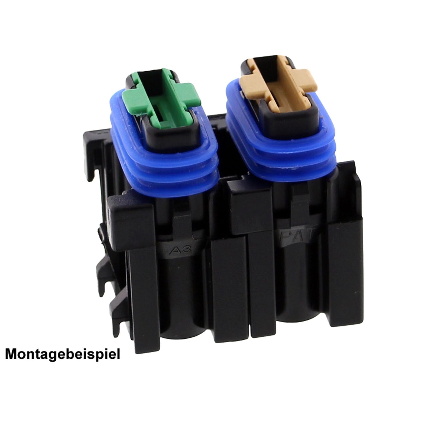 ATC / ATO Sicherungshalter Spritzwassergeschützt Zweitverriegelung Grün - TMN - shop.de