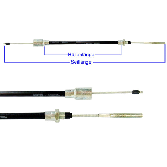 Bremsseilzug Bowdenzug mit Glocke Knott, Nieper, Schlegel, BPW, Avonride 1230/1440mm - TMN - shop.de