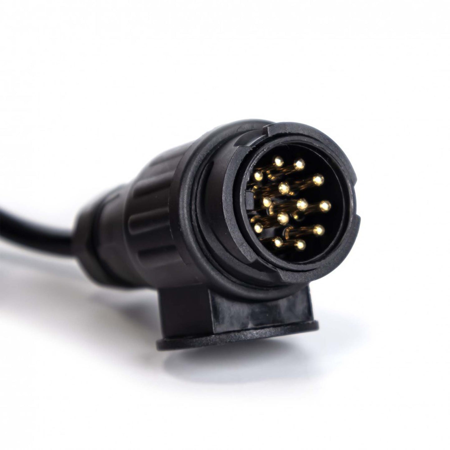 13-poliges Spiralkabel Verlängerungskabel 13-Adern 1,5M 1x Stecker / 1x Steckdose