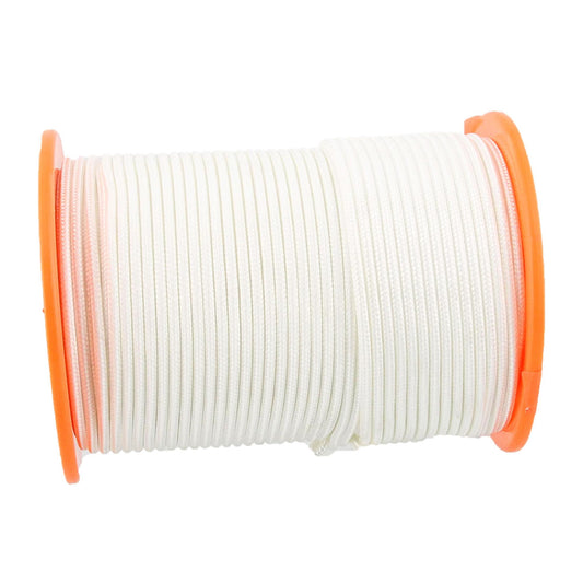 Seilflechter 100m Anreißleine/Starterseil weiß 16-fach geflochten 4,2mm