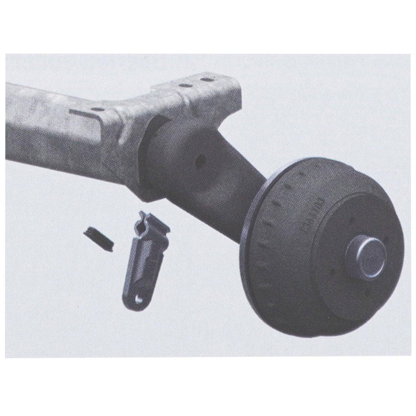 Stoßdämpferhalterung 2-teilig passend für ALKO 244.088