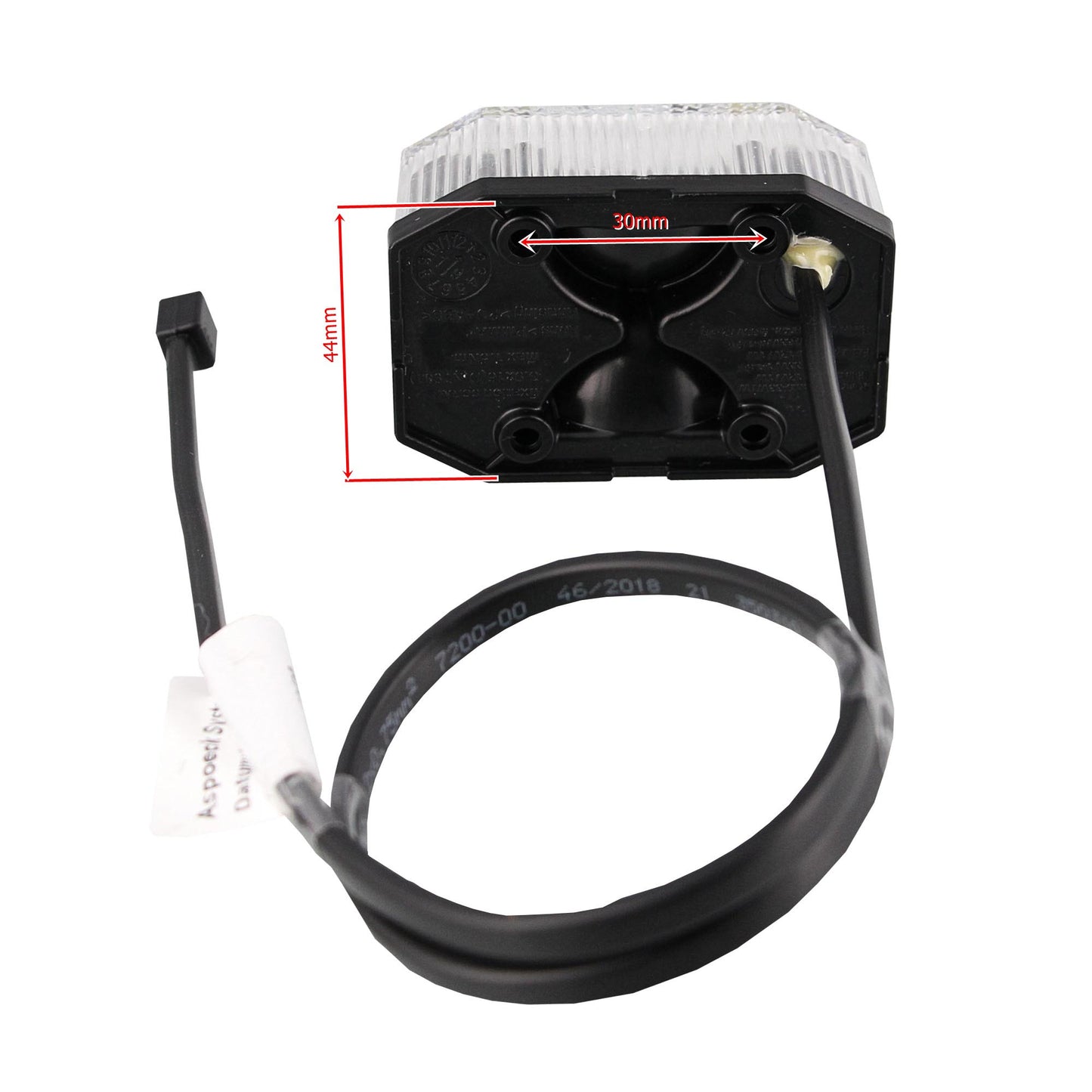 Flexipoint LED position light 500mm DC cable