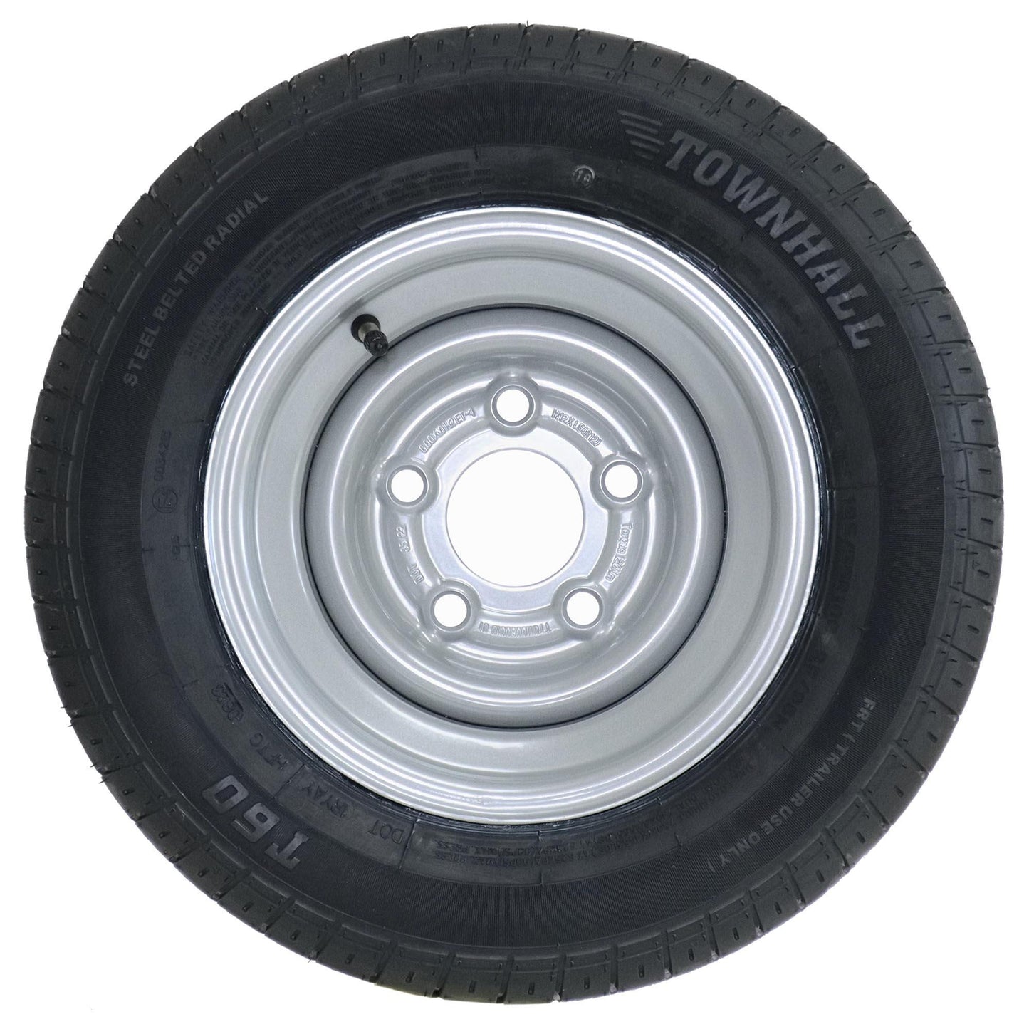 Komplettrad 195/55 R10C 98/96N M+S auf 6Jx10H2 Felge 5x112 ET-4