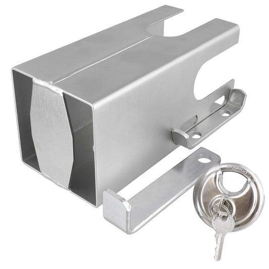 Kastenschloss für Anhänger Diebstahlsicherung mit Riegel und Schloss - TMN - shop.de