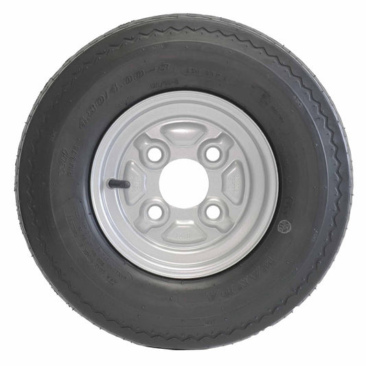 Komplettrad 4.00 - 8/4.80 63M mit Schlauch auf 2,50x8 Felge 4x100 ET0 / ML60 - TMN - shop.de