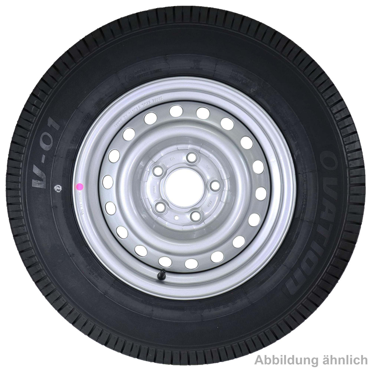 Komplettrad 185R14C 104/102N M+S auf 5,5Jx14H2 Felge 5x112 ET30 für Anhänger