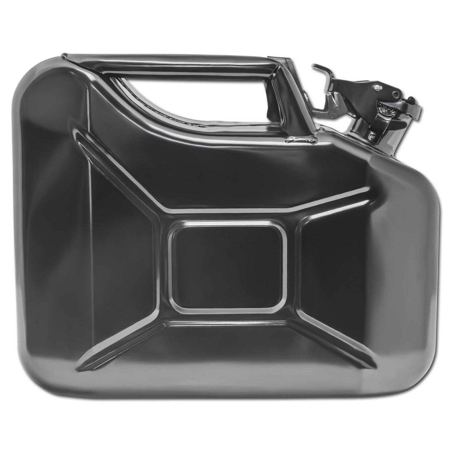 Kraftstoffkanister 10 Liter Schwarz Metall Reservekanister - TMN - shop.de