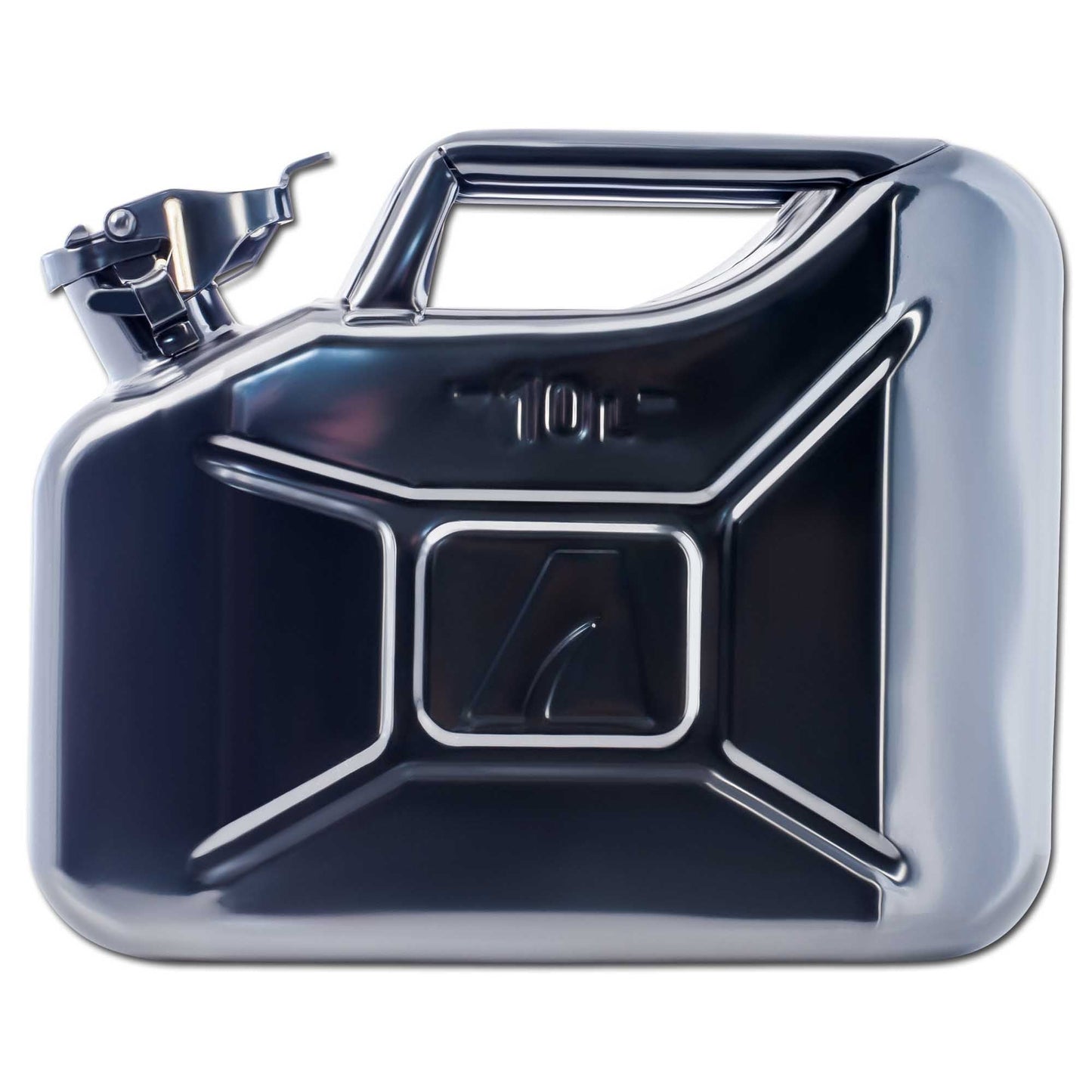 Kraftstoffkanister 10 Liter Schwarz Metall Reservekanister - TMN - shop.de