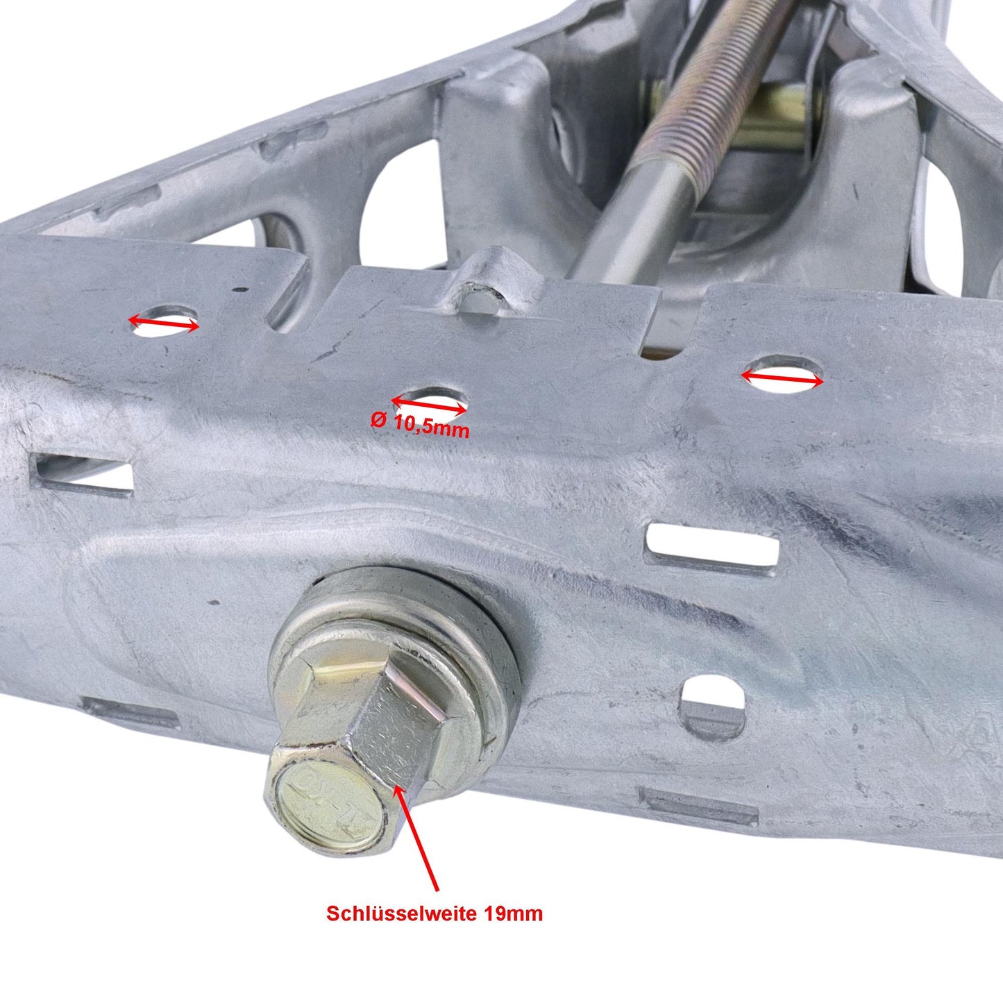 AL-KO Ausdrehstütze für Alko System-Chassis 1000kg | 267265