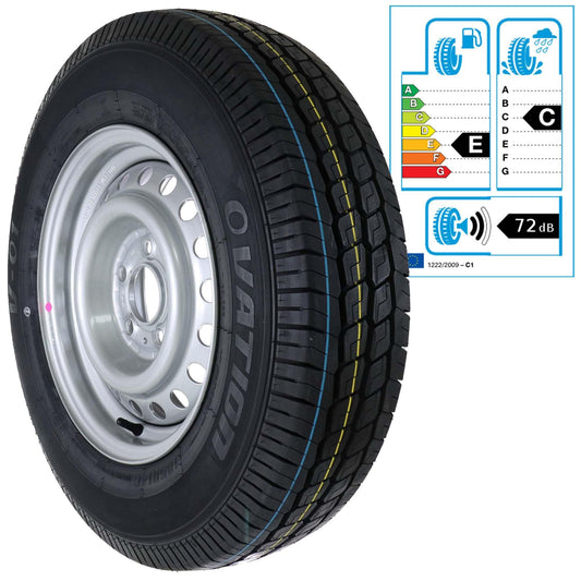 Komplettrad 185R14C 104/102N M+S auf 5,5Jx14H2 Felge 5x112 ET30