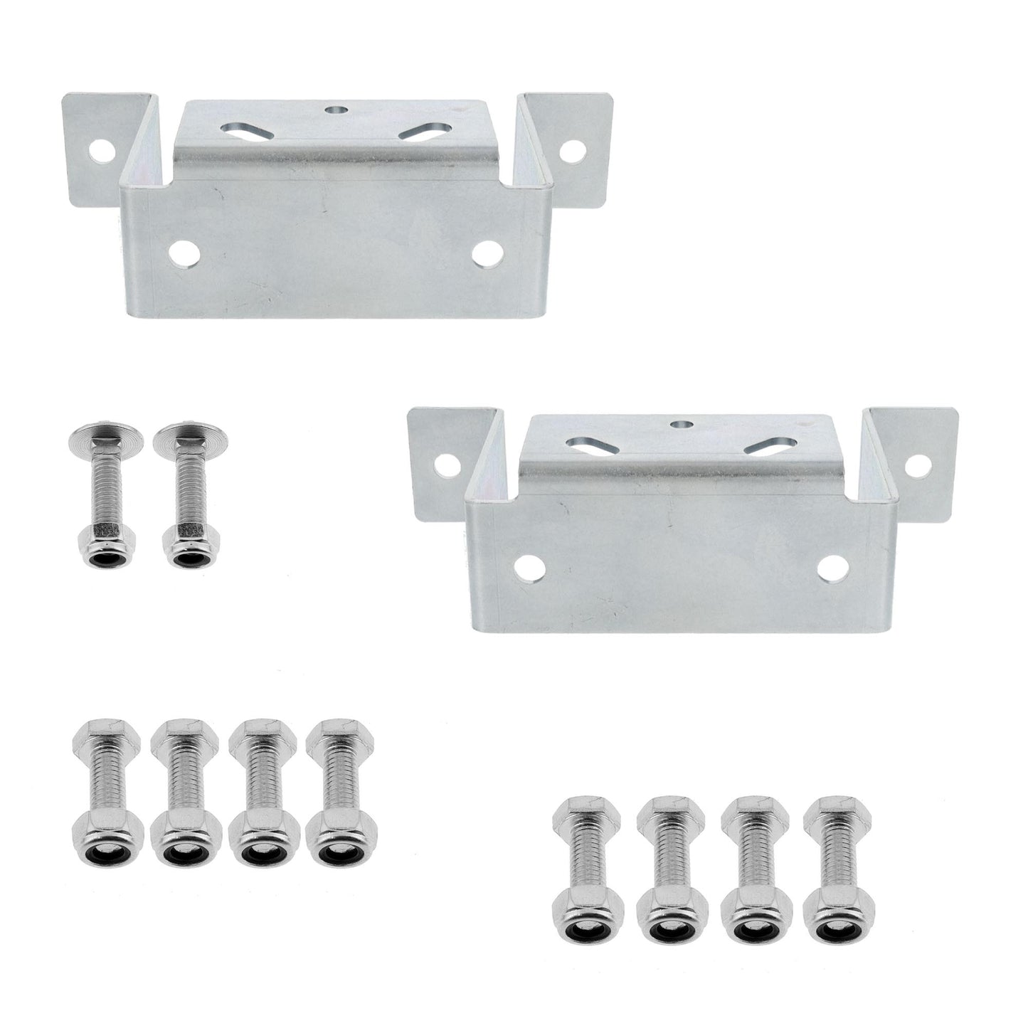 2x holder suitable for STEMA for clamp holders / parking supports including screw set