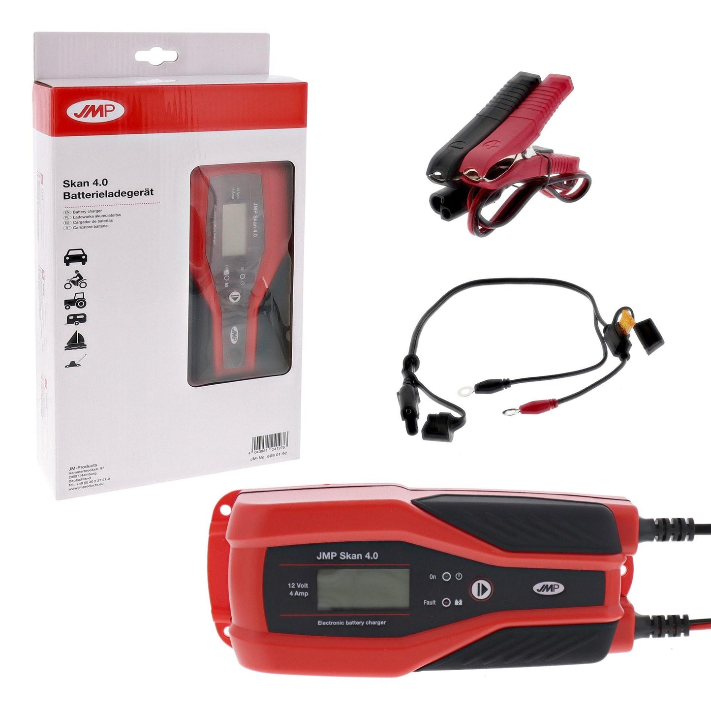 JMP SKAN 4.0 Batterieladegerät 12V / 4A