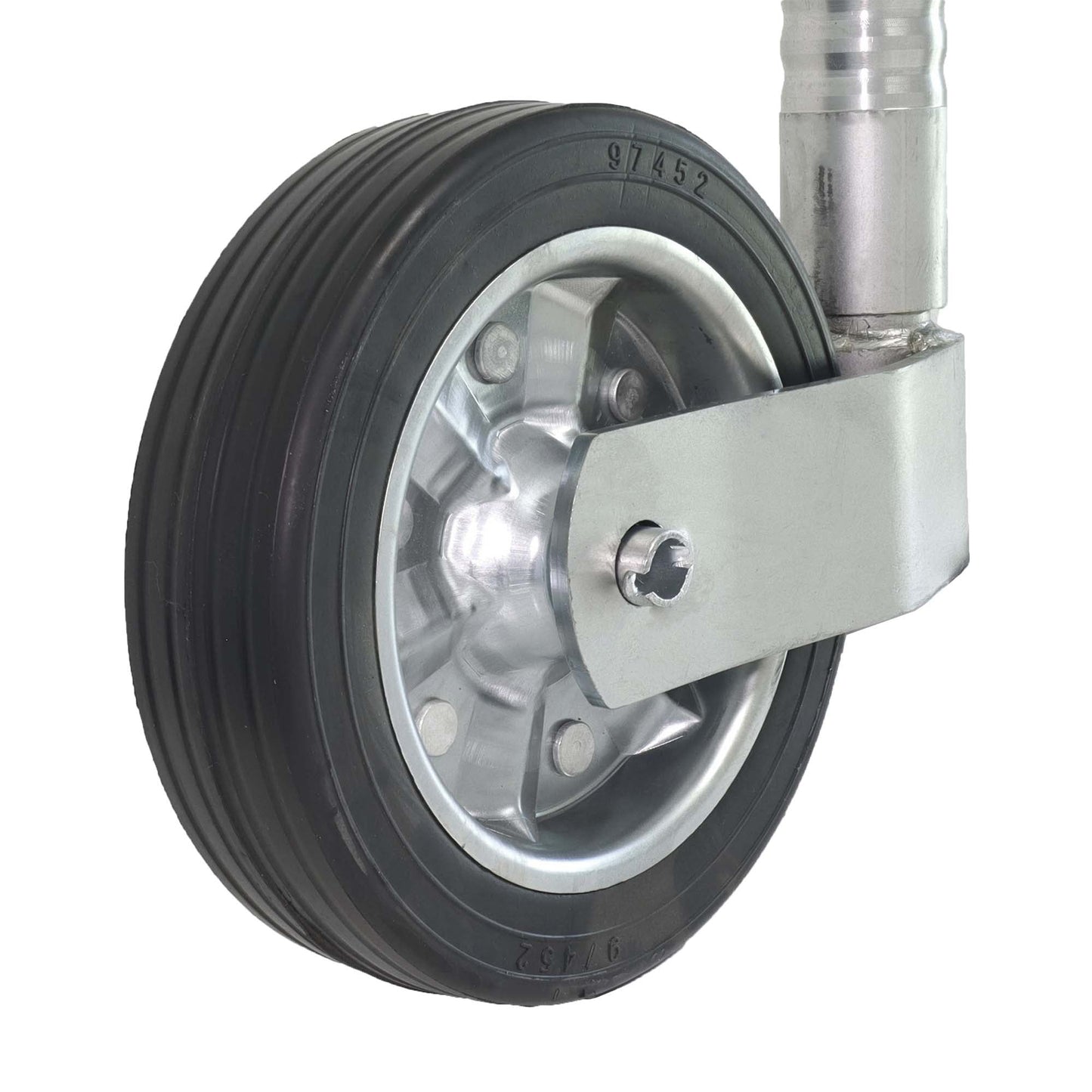 Stützrad 48mm mit Vollgummi - Reifen 300kg gerippte Ausführung - TMN - shop.de