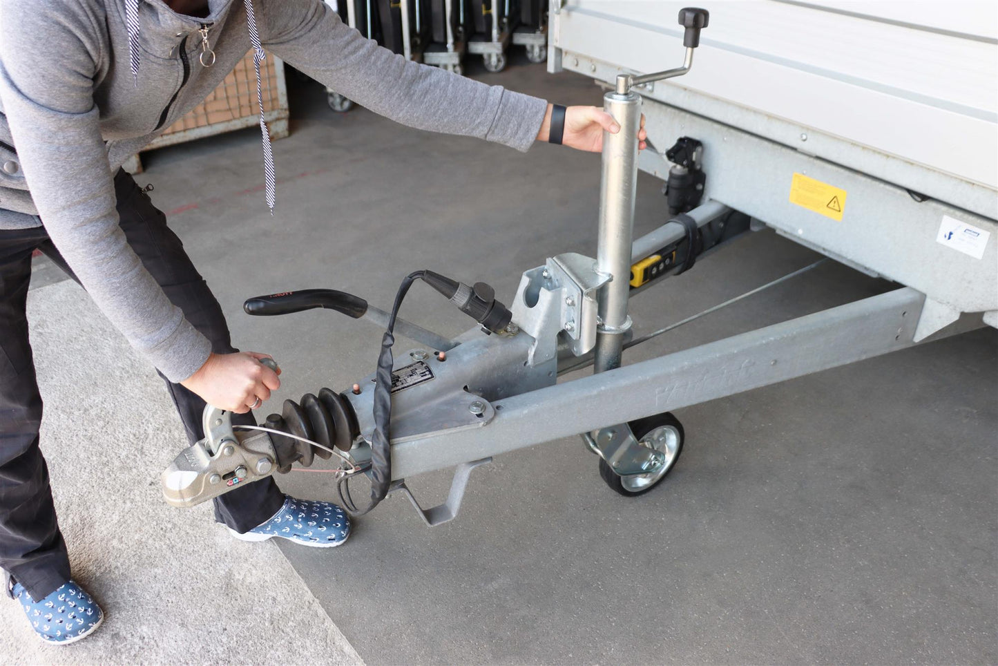 Stützrad 500KG TD60V 200x50 erhöhte Tragfähigkeit - TMN - shop.de