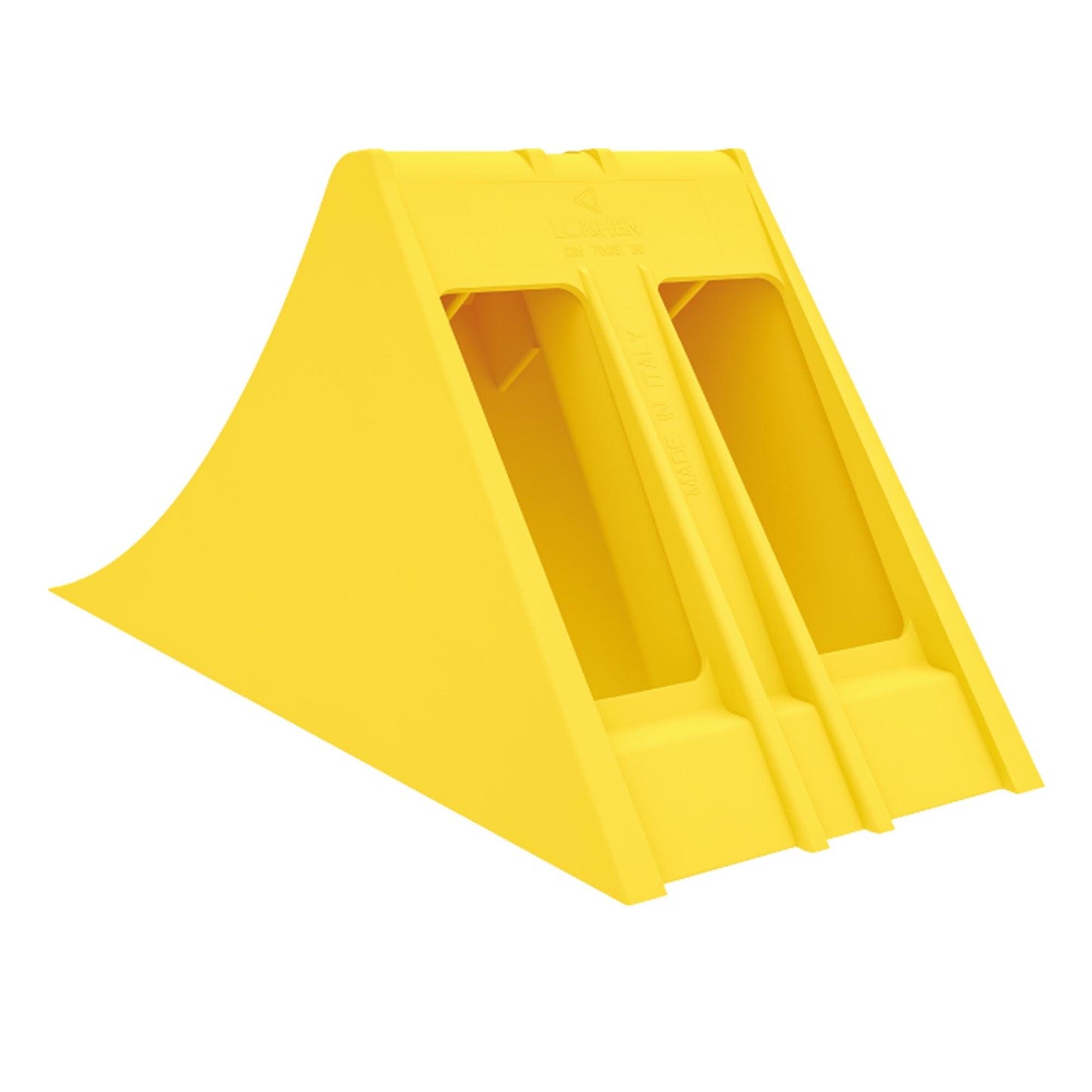 Anhänger Unterlegkeil Gelb mit Handgriff G36