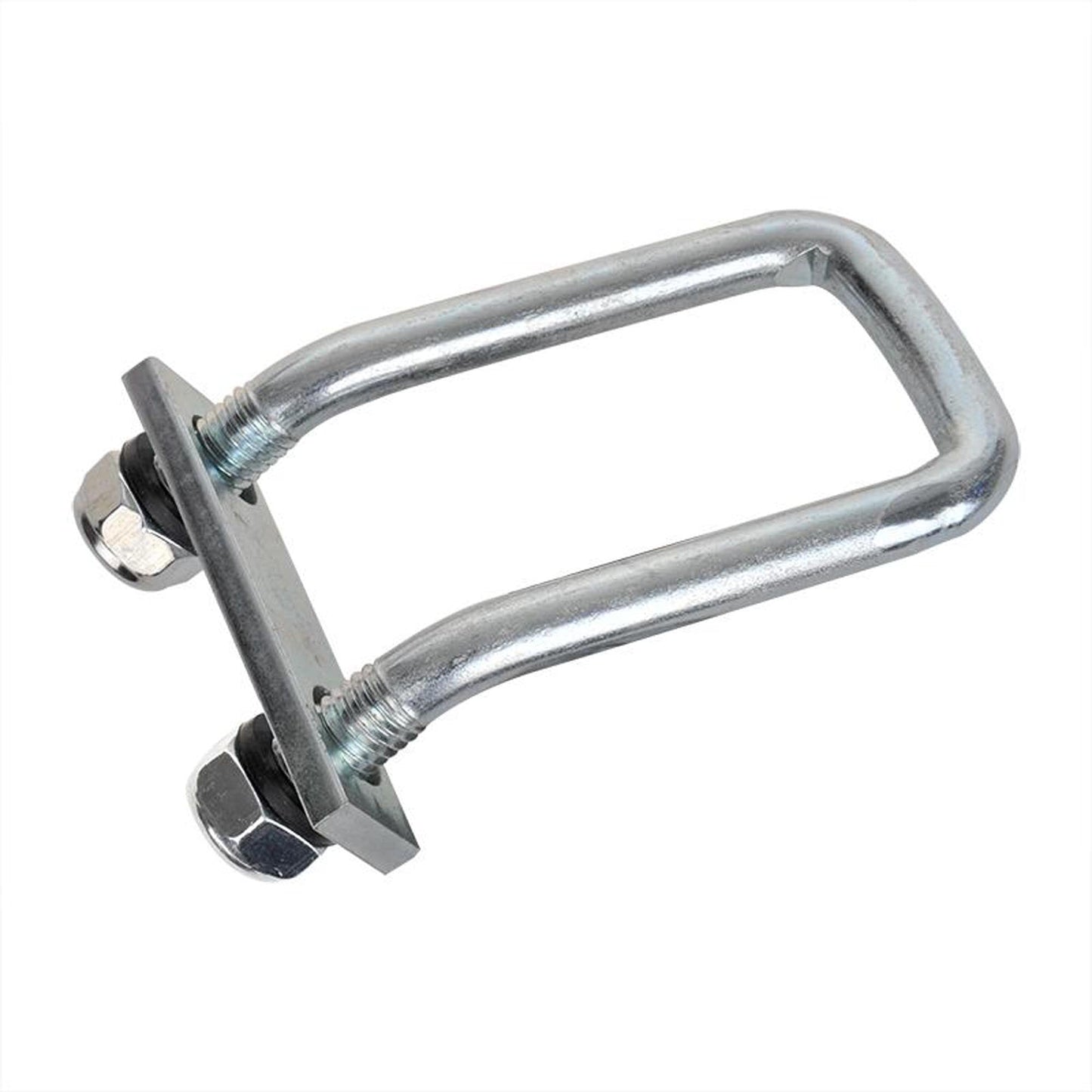 U - Bügel "lange Ausführung" 150° abgewinkelt mit Platte und Muttern 800daN - TMN - shop.de