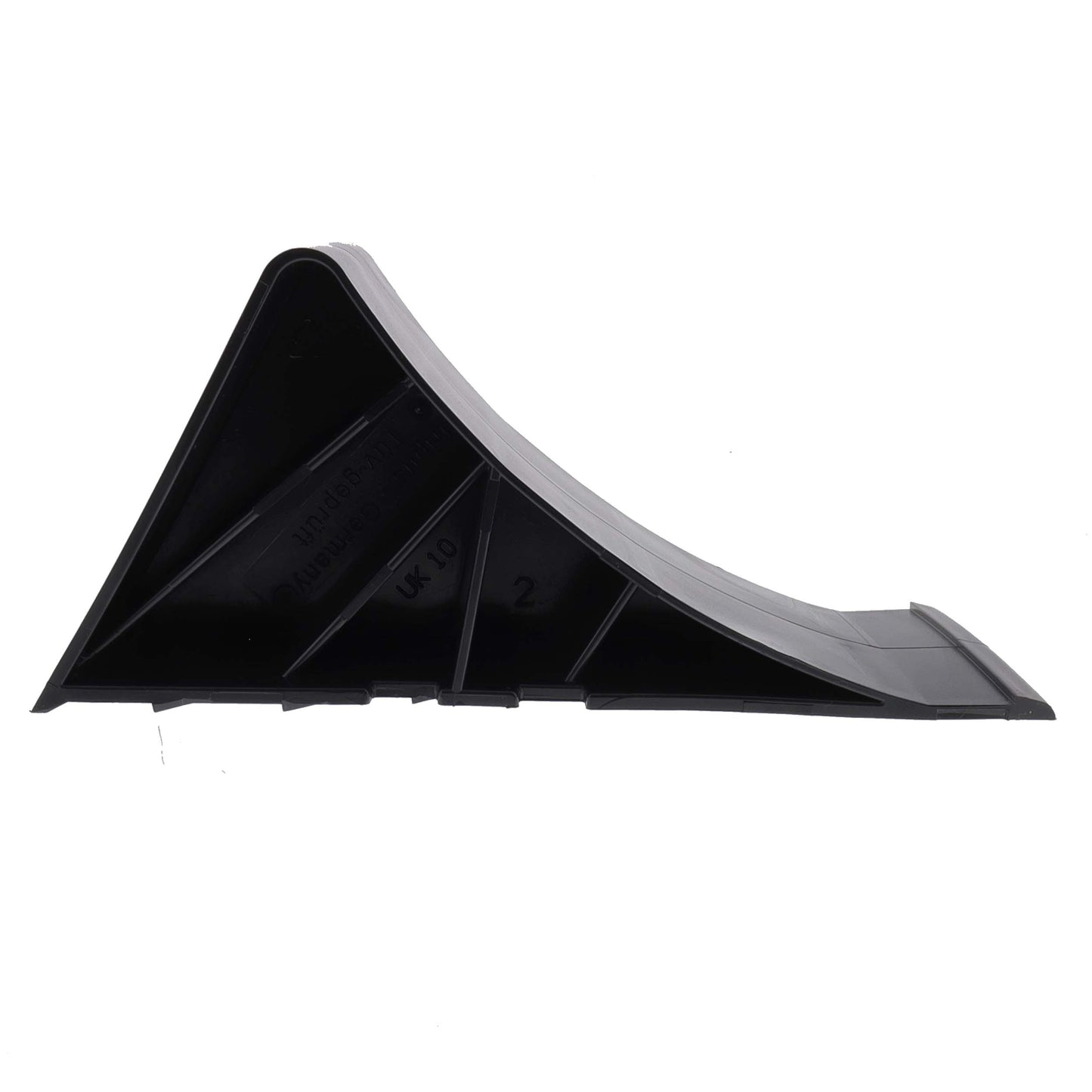 Unterlegkeil Bremskeil Schwarz mit Klipp-Halter