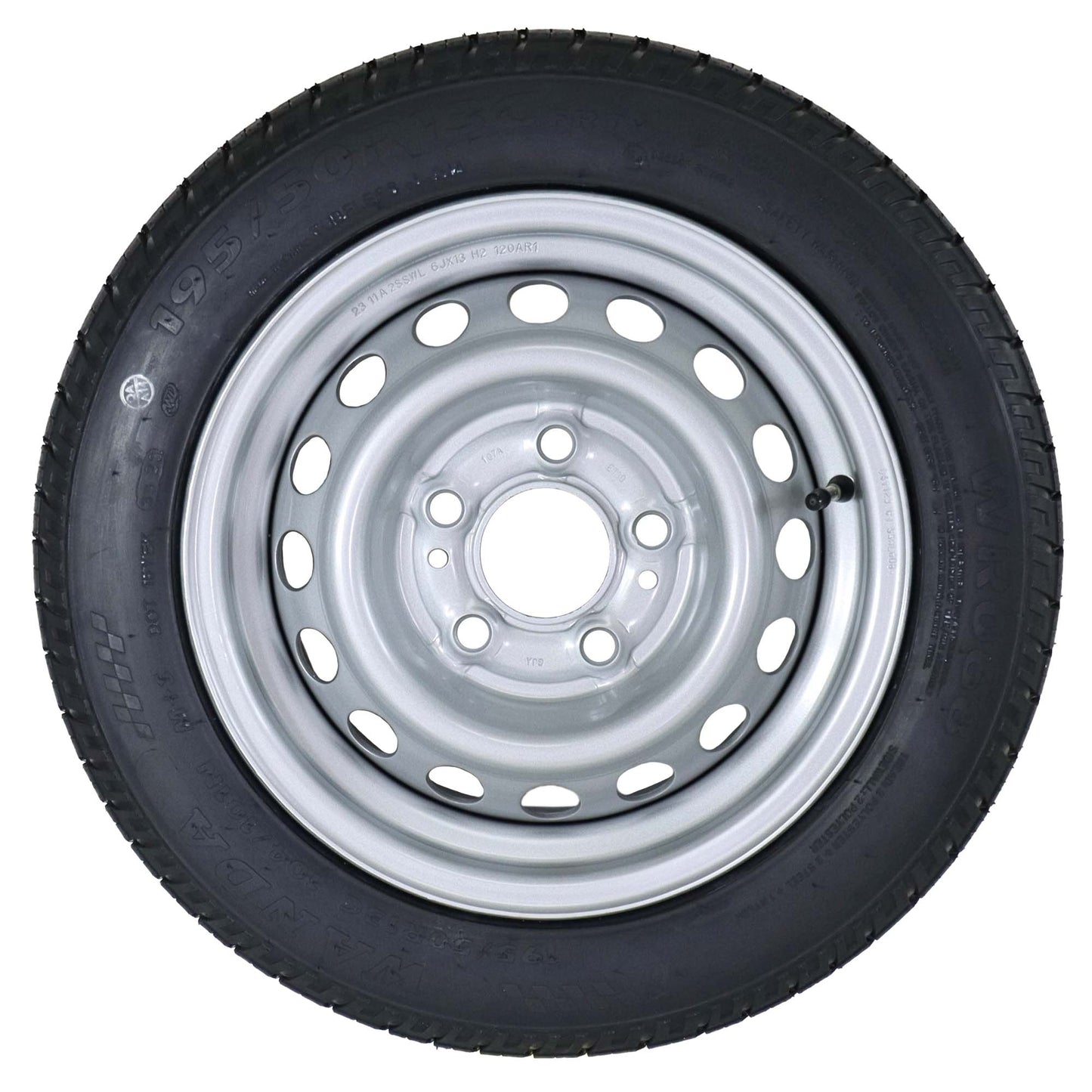 Komplettrad 195/50R13C 104/101N M+S auf 6Jx13H2 Felge 5x112 ET30