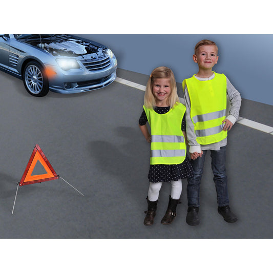 Warnweste gelb für Kinder Grösse: S NORM EN1150:1999 - TMN - shop.de