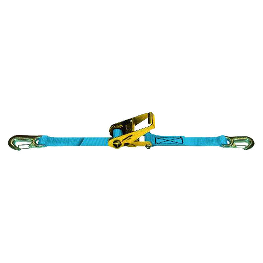 Zurrgurt/Ratsche 0.2+3.2 Meter mit Karabinerhaken blau - TMN - shop.de