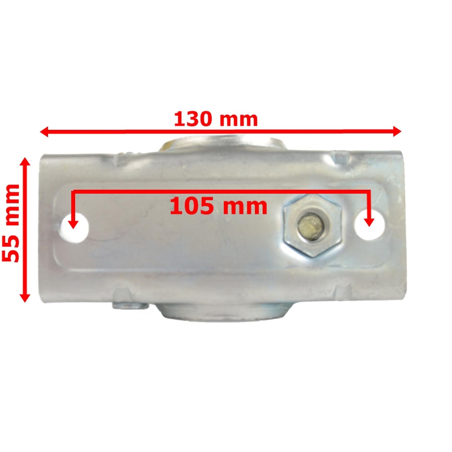 2x Anhängerstütze 600mm lang mit Klemmhalter Ø 48mm Rohr - TMN-shop.de