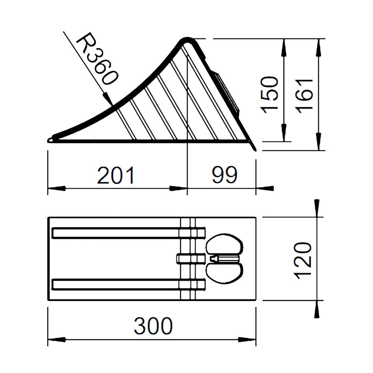 ALKO Unterlegkeil UK36 verzinkt - TMN-shop.de