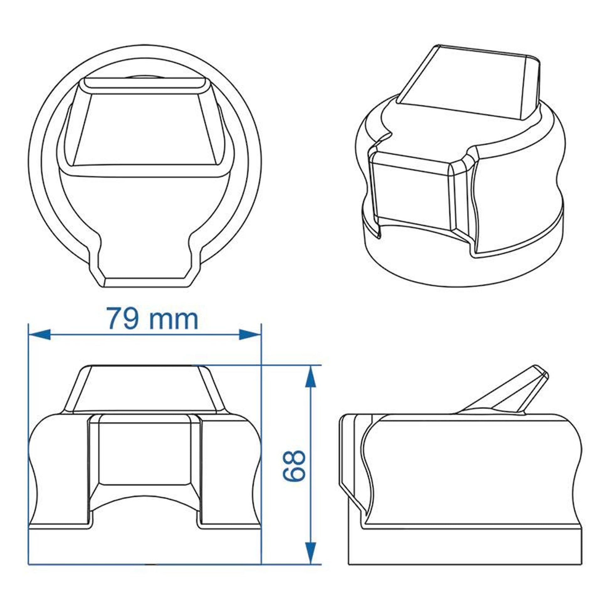 Anhänger Steckdosen-Abdeckkappe Schutzkappe - TMN-shop.de