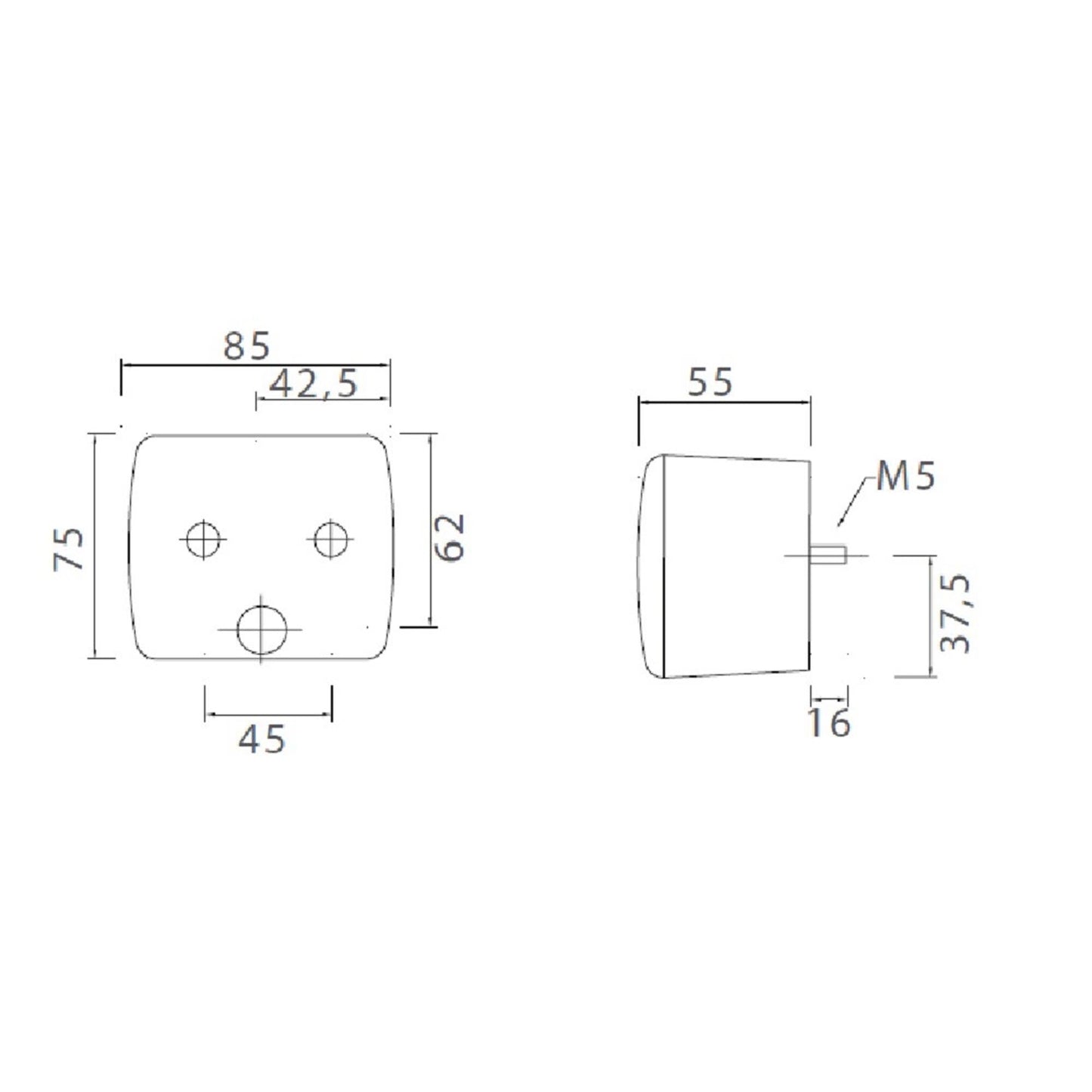 Aspöck Nebelschlussleuchte Fogpoint 12V mit 0,1 m Leitung und 2 pol. Steckverbinder - TMN-shop.de